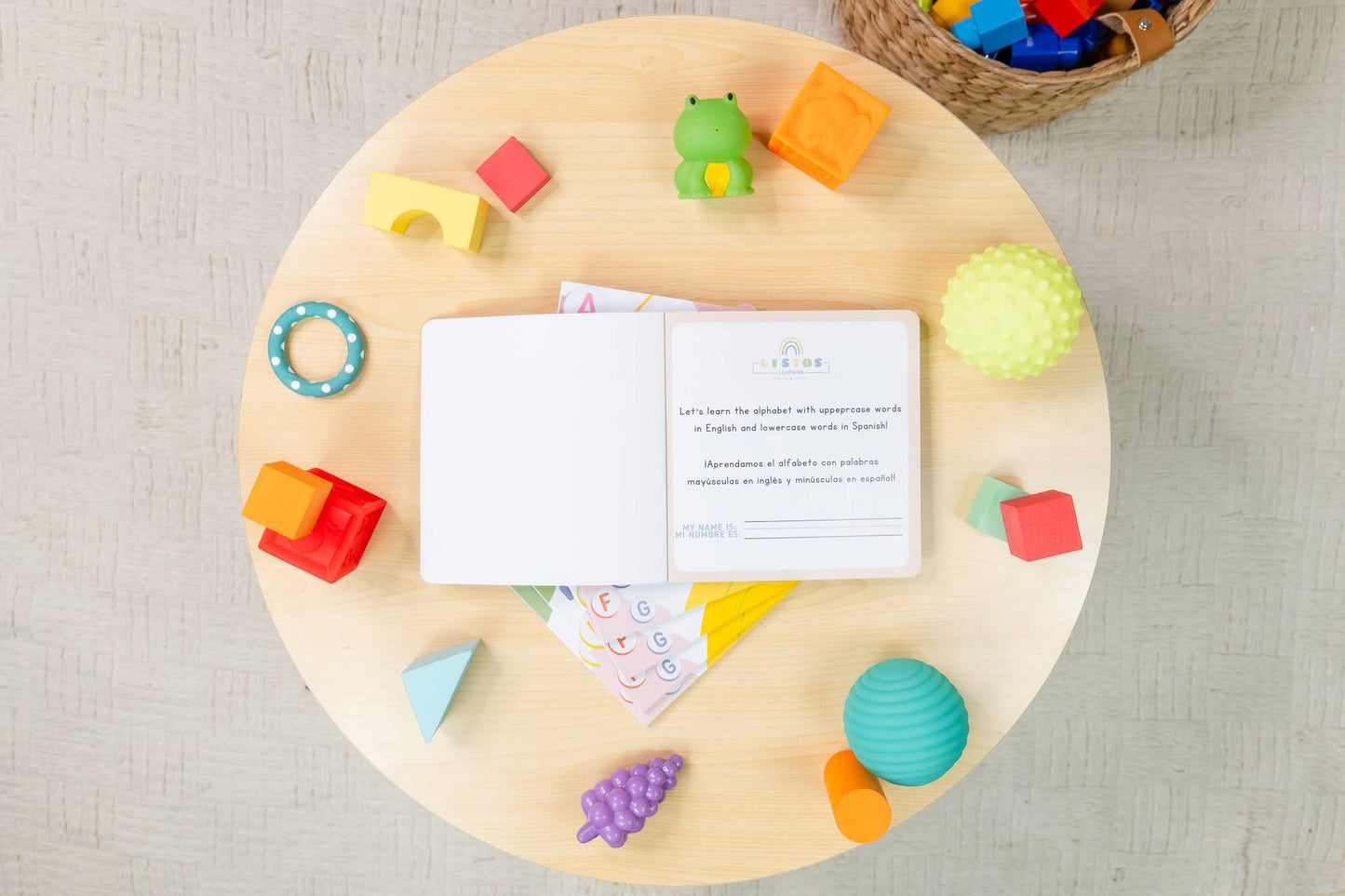 Bilingual Activity Book & Alphabet Book Bundle