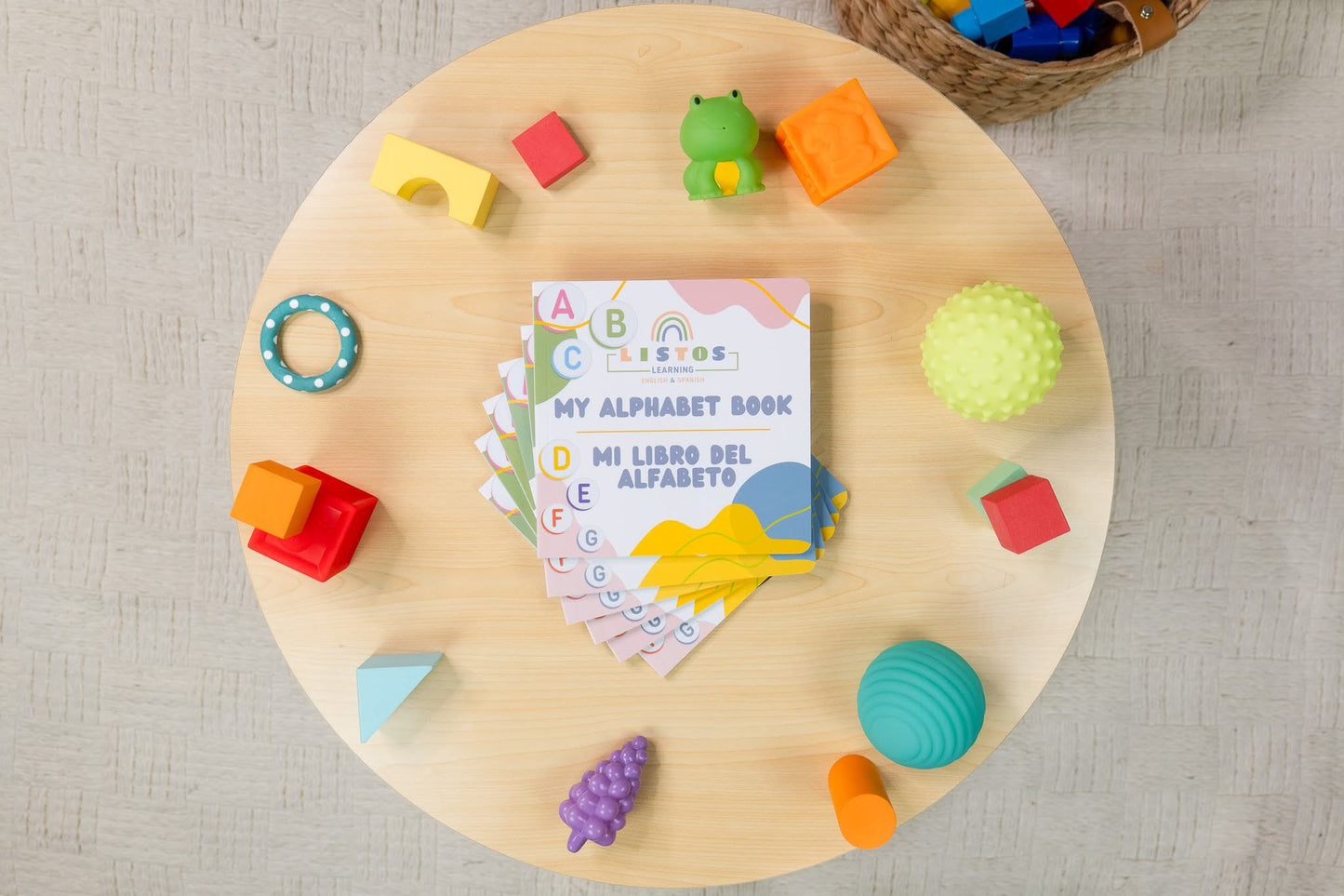Bilingual Activity Book & Alphabet Book Bundle
