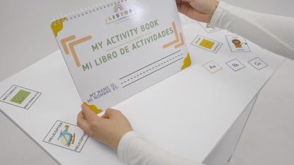 Bilingual Activity Book in English and Spanish